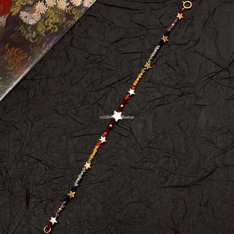 Star Bracelet for Women Girl Weave Multicolour Bohemia Romantic Jewelry Gifts Bracelet for Women pulseras para hombre браслет