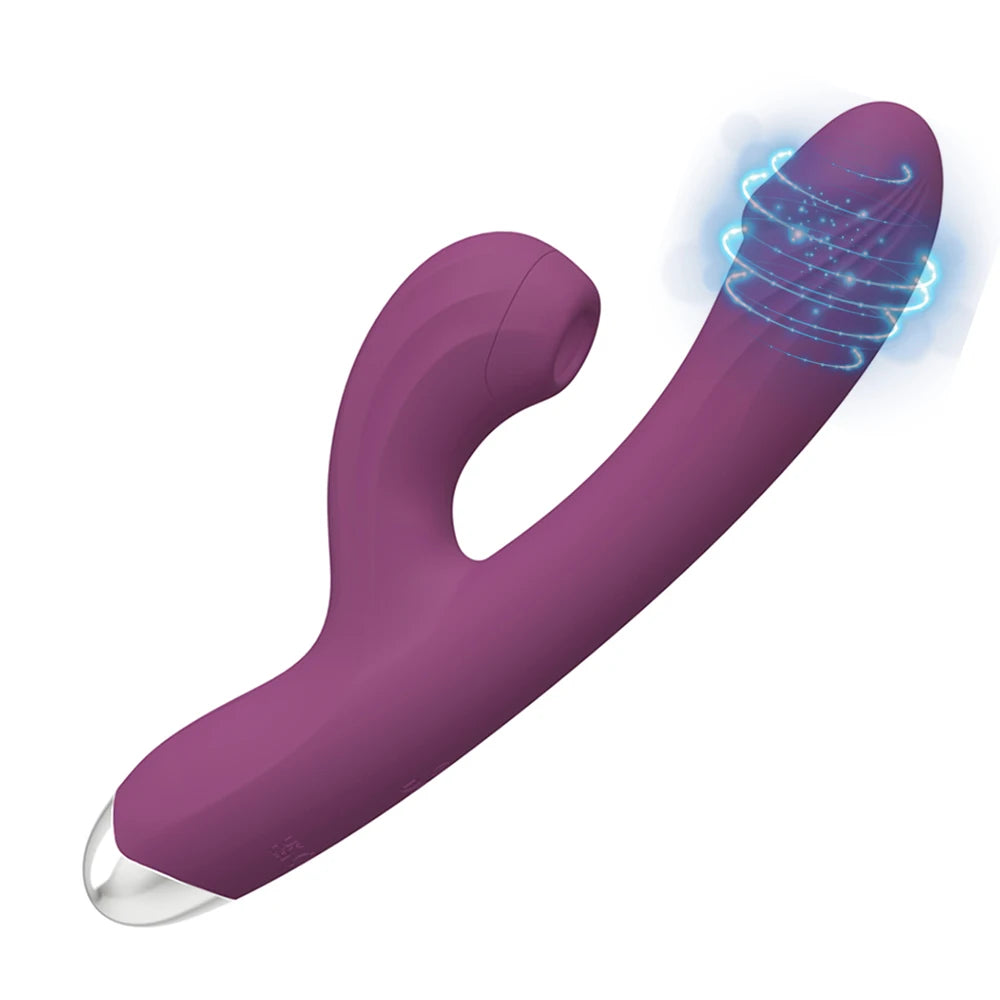 Powerful Clitoral Sucking Vibrator 2-in-1 G-Spot Stimulator 10 Modes Sucker Vacuum Massager Female Masturbator Adult Supplies