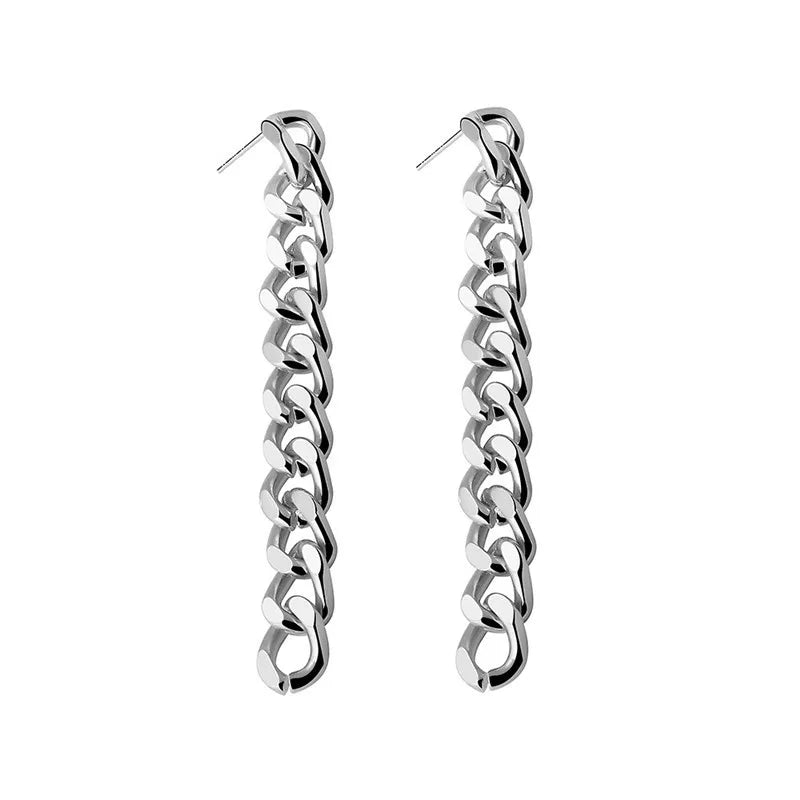 Minar Cool Chunky Cuban Chain Chokers Necklaces for Women Gold Color Metallic Bucket Punk Necklace Minimalist Statement Jewelry