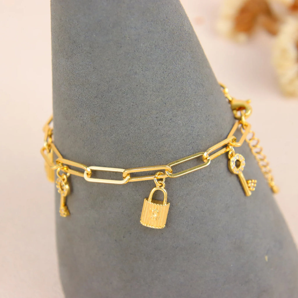 Dubai Fashion Bracelet 21k Gold Plated Arabic Elegant Hand Link Chains Italian Brazilian Woman Party Jewelry Gifts