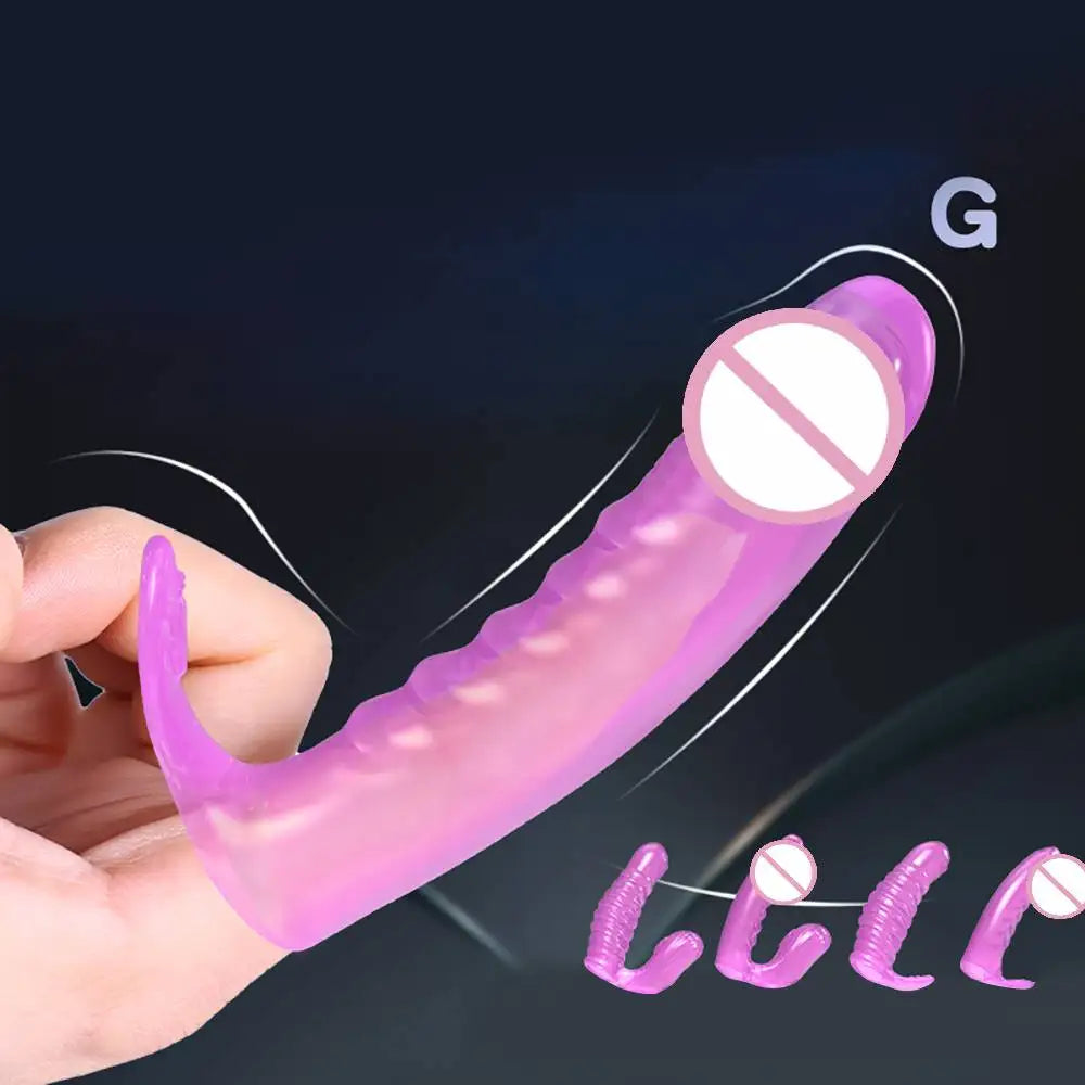 Sex Toys For Women Men Adult Erotic BDSM G Spot Vagina Massager No Vibrator Butt Plug Finger Sleeve Clitoris Stimulator Sex Shop