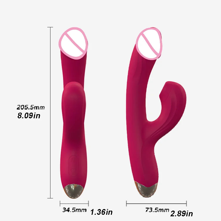 4 Styles of Silicone Female Vibrator with 10 Modes USB Rechargeable Waterproof G Spot Clitoral Vibrator for Couples