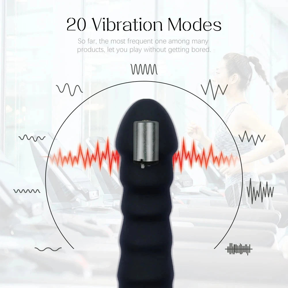 Sex Toys 20-Mode G-Spot Vibrator Vaginal/Anal Stimulators Sexy Toys Adult Toys Sexual Toys For Women Men Gay (No Batteries)