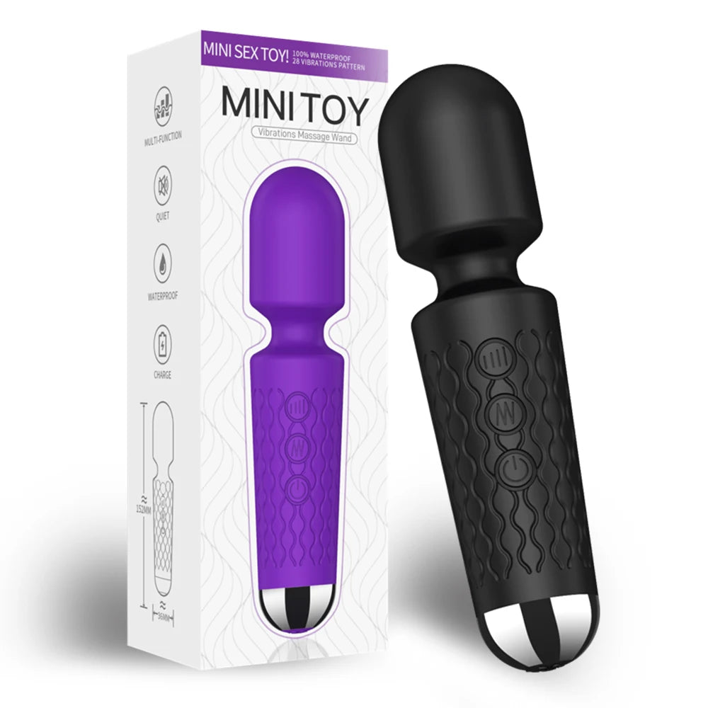 20 Modes Av Stick Vibrator Sex Toys For Women Clitoral Stimulation Massager G Spot Vibrator Masturbators Sexy Toys Adult Product